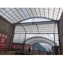 大跨度鋼架，網(wǎng)架采光頂棚用輕型防火阻燃陽光板耐力板聚碳酸酯板